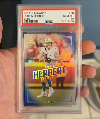 2024 Panini Luminance #38 Justin Herbert — front