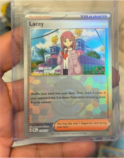 2023 Pokémon Prismatic Evolutions #114 Lacey — front
