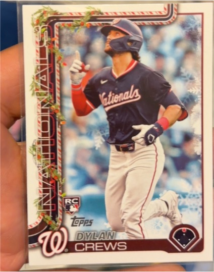 2025 Topps Holiday #H46 Dylan Crews — front
