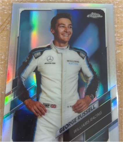 2021 Topps Chrome Formula 1 #19 George Russell — front