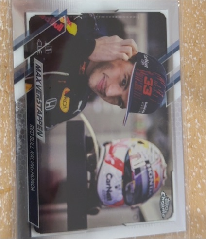 2021 Topps Chrome Formula 1 #43 Max Verstappen — front