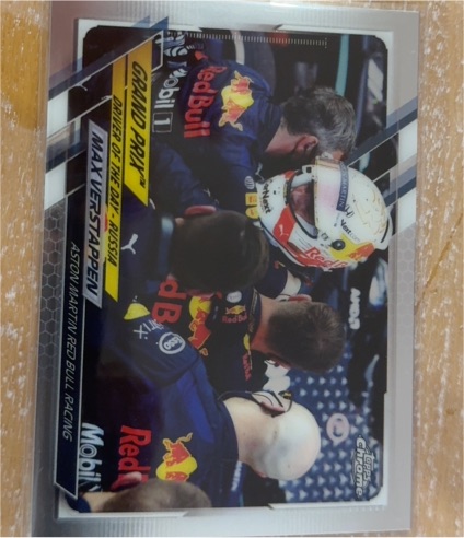 2021 Topps Chrome Formula 1 #161 Max Verstappen — front
