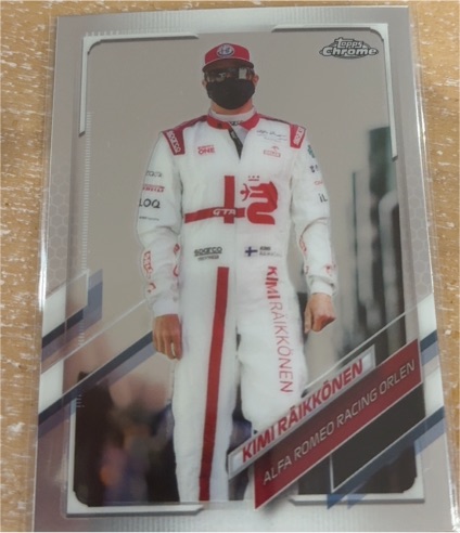 2021 Topps Chrome Formula 1 #34 Kimi Raikkonen Alfa Romeo Racing ORLEN — front