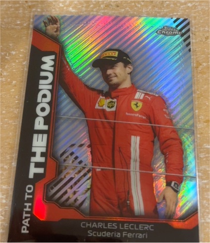 2021 Topps Chrome Formula 1 #PTP-CL Charles Leclerc Path to the Podium — front