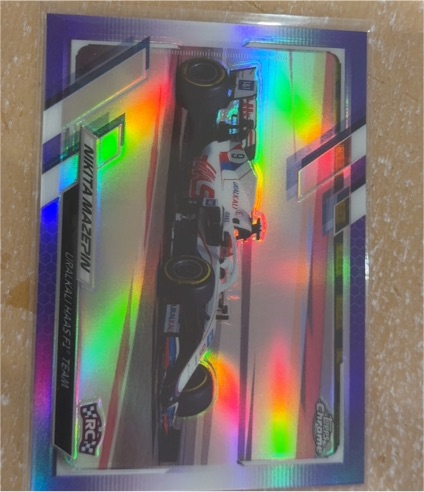 2021 Topps Chrome Formula 1 #113 Nikita Mazepin — front