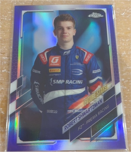 2021 Topps Chrome Formula 1 #58 Robert Shwartzman — front