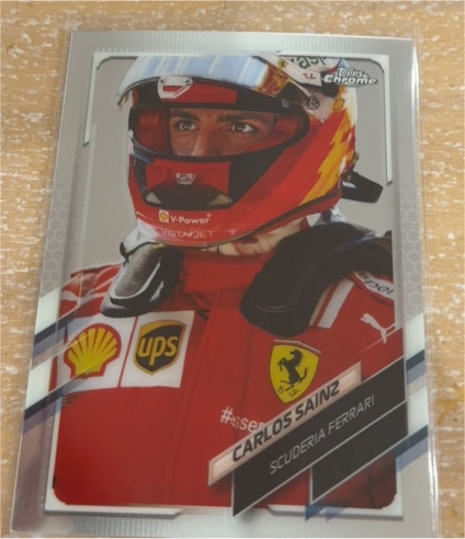 2021 Topps Chrome Formula 1 #54 Carlos Sainz — front