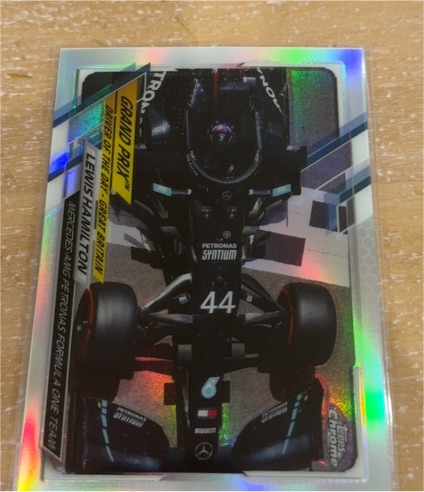 2021 Topps Chrome Formula 1 #166 Lewis Hamilton — front
