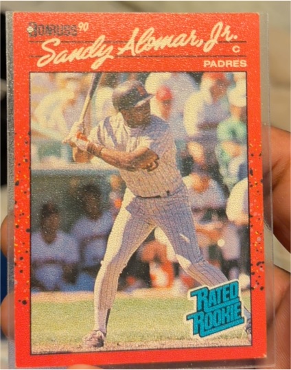 1990 Donruss #30c Sandy Alomar Jr. — front