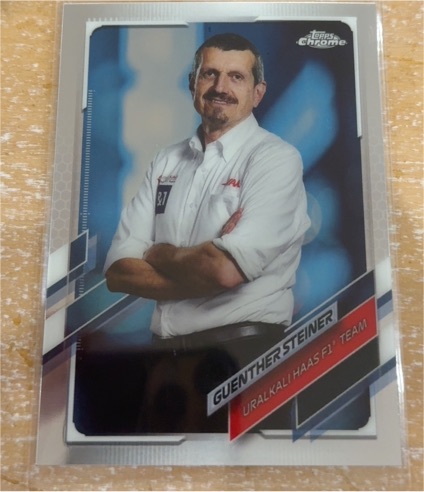 2021 Topps Chrome Formula 1 #92 Guenther Steiner — front