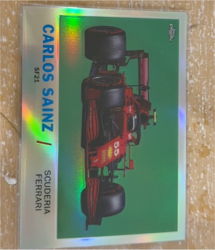 2021 Topps Chrome Formula 1 1961 Sports Cars #T61CS Carlos Sainz — front