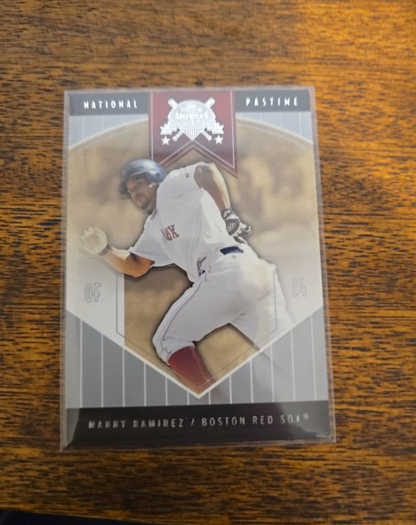 2004 Fleer National Pastime Manny Ramirez — front
