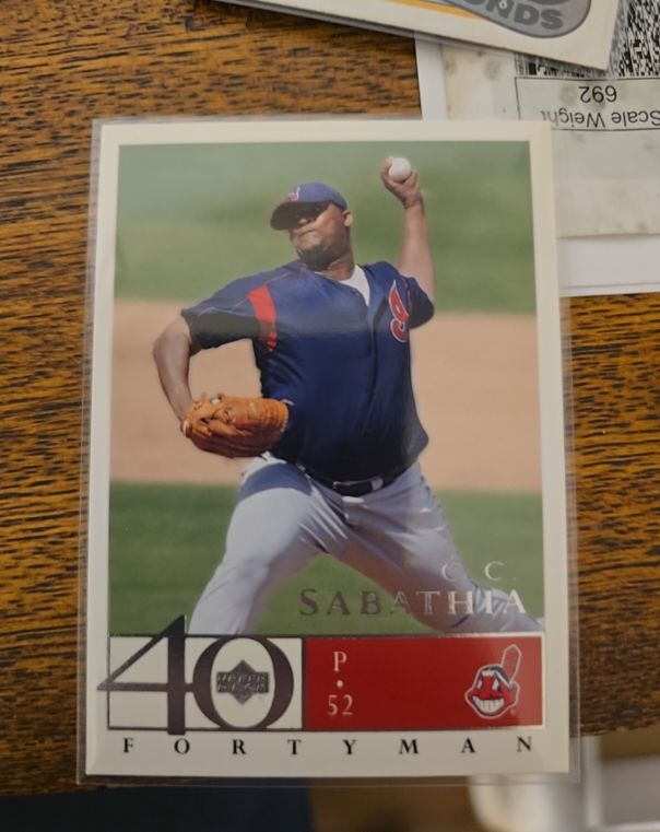 2003 Upper Deck 40-Man #104 C.C. Sabathia — front