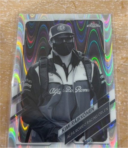 2021 Topps Chrome Formula 1 #26 Kimi Raikkonen Alfa Romeo Racing Orlen — front