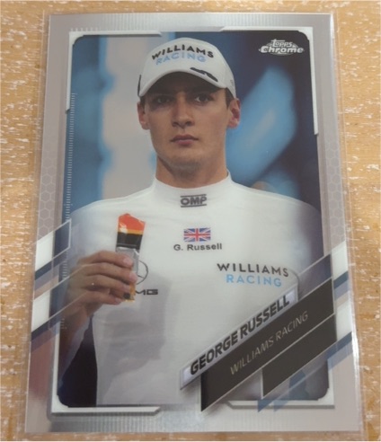 2021 Topps Chrome Formula 1 #35 George Russell — front