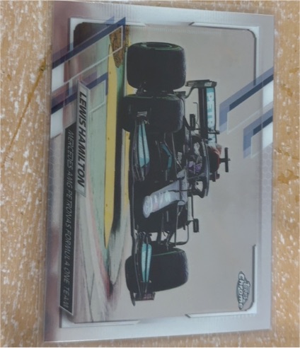 2021 Topps Chrome Formula 1 #96 Lewis Hamilton — front
