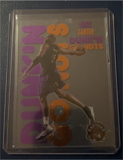 1998-99 Skybox E-X Century Dunk'N Go-Nuts Vince Carter — front