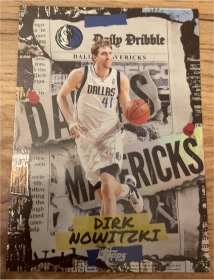 2025-26 Topps #DD-28 Dirk Nowitzki The Daily Dribble — front
