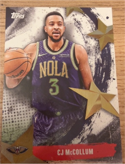2025-26 Topps Stars of the NBA #SA-30 CJ McCollum — front