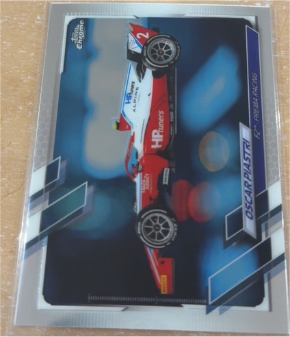 2021 Topps Chrome Formula 1 #117 Oscar Piastri Prema Racing — front