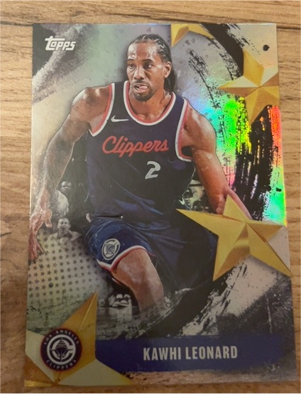 2025-26 Topps Stars of the NBA #SA-18 Kawhi Leonard — front