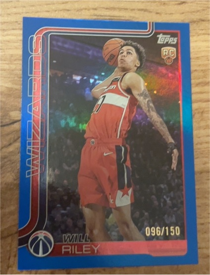 2025-26 Topps #221 Will Riley — front