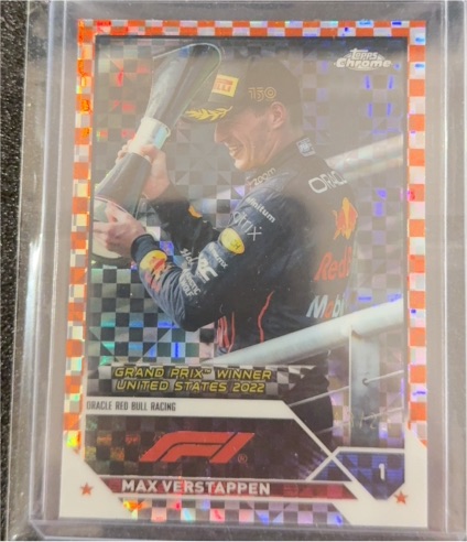 2023 Topps Chrome Formula 1 #162 Max Verstappen — front