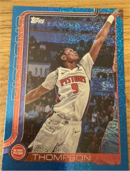 2025-26 Topps #44 Ausar Thompson Detroit Pistons — front