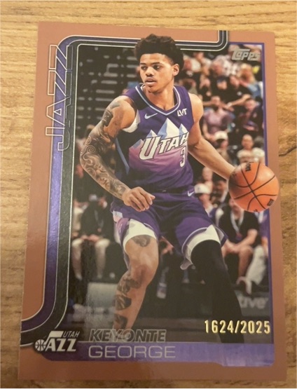 2025-26 Topps #131 Keyonte George — front