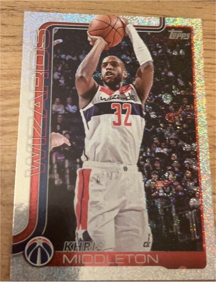 2025-26 Topps #100 Khris Middleton Washington Wizards — front