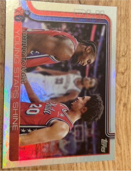 2025-26 Topps Basketball #275 Philly Tough Young Stars Shine Jared McCain — front