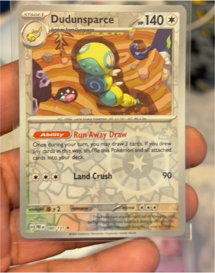 2025 Pokémon SV: Prismatic Evolutions #080 Dudunsparce — front