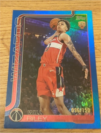 2025-26 Topps #221 Will Riley — front