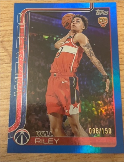 2025-26 Topps #221 Will Riley — front