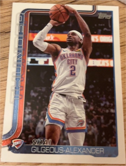 2025-26 Topps #115 Shai Gilgeous-Alexander — front