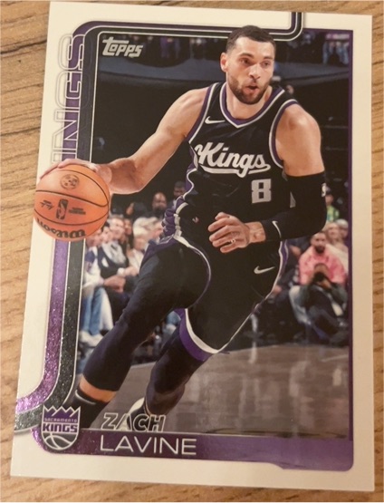 2025-26 Topps #163 Zach LaVine Sacramento Kings — front