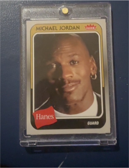 2019 Fleer Hanes #MJ-29 Michael Jordan — front