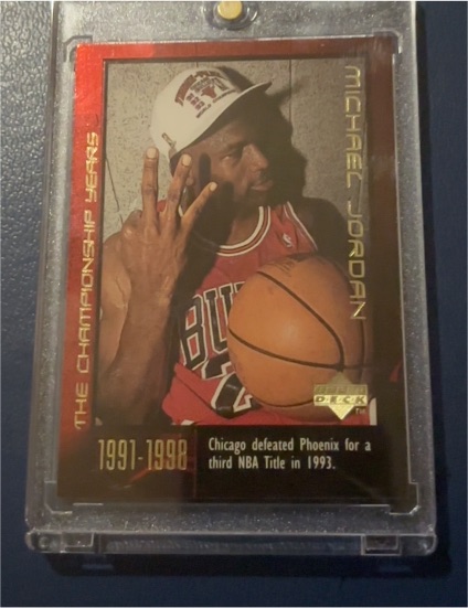 1999 Upper Deck #42 Michael Jordan The Championship Years — front