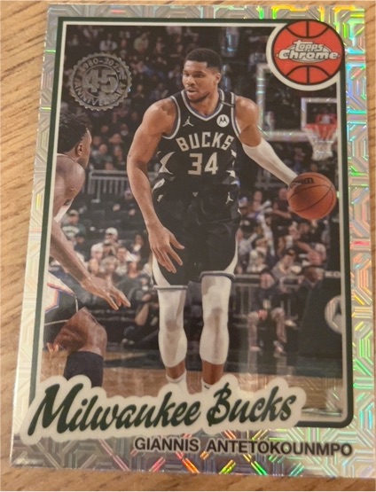 2025-26 Topps Chrome #TC-GA Giannis Antetokounmpo — front