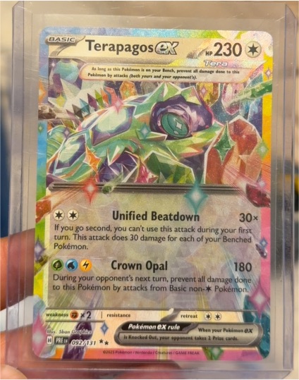 2024 Pokémon SV: Prismatic Evolutions #092 Terapagos ex — front