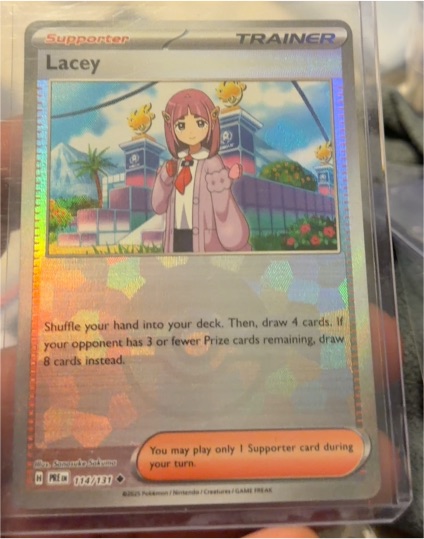 2025 Pokémon SV: Prismatic Evolutions #114 Lacey — front