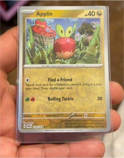 2024 Pokémon SV06: Twilight Masquerade #126 Applin — front