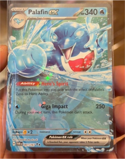 2024 Pokémon TCG SV06: Twilight Masquerade #061 Palafin ex — front