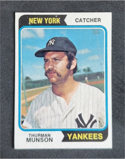 1974 Topps #340 Thurman Munson — front