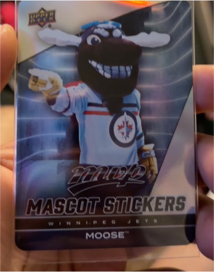 2025-26 Upper Deck MVP Mascot Stickers #MS-29 Moose — front