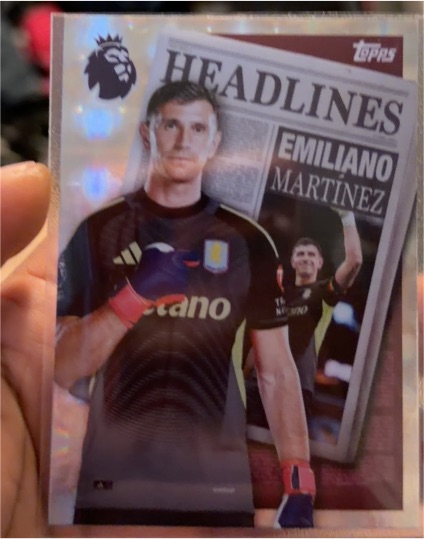2025-26 Topps Premier League #442 Emiliano Martínez — front