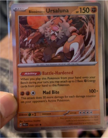 2024 Pokémon TCG Prismatic Evolutions #054 Ursaluna Bloodmoon — front