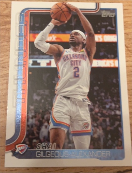 2025-26 Topps #115 Shai Gilgeous-Alexander — front