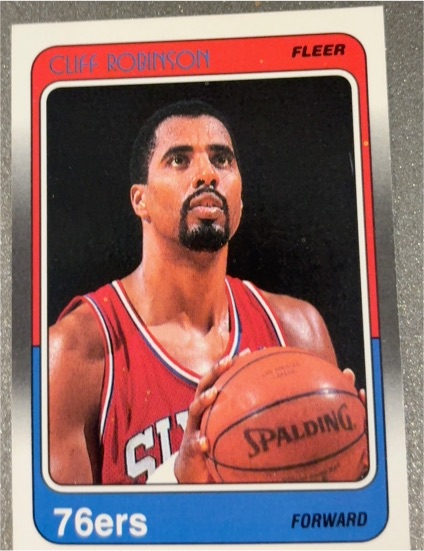 1988-89 Fleer #88 Cliff Robinson — front