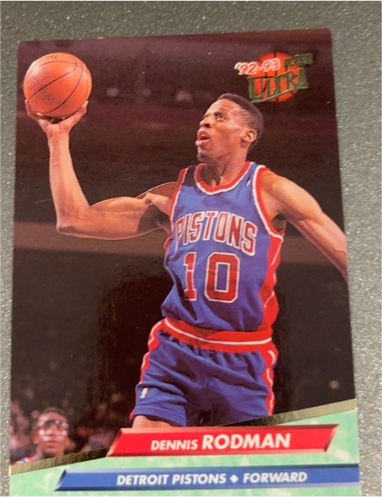 1992-93 Fleer Ultra #58 Dennis Rodman — front